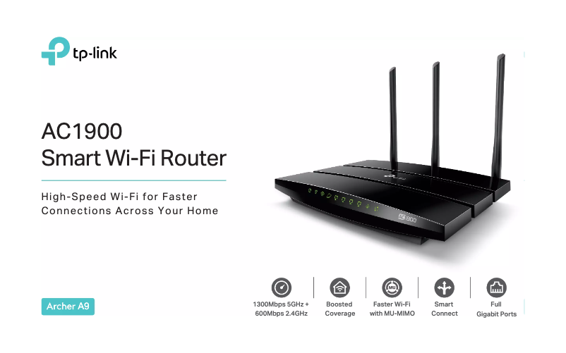 Page n°1 - Fiche technique TP-Link Archer A9