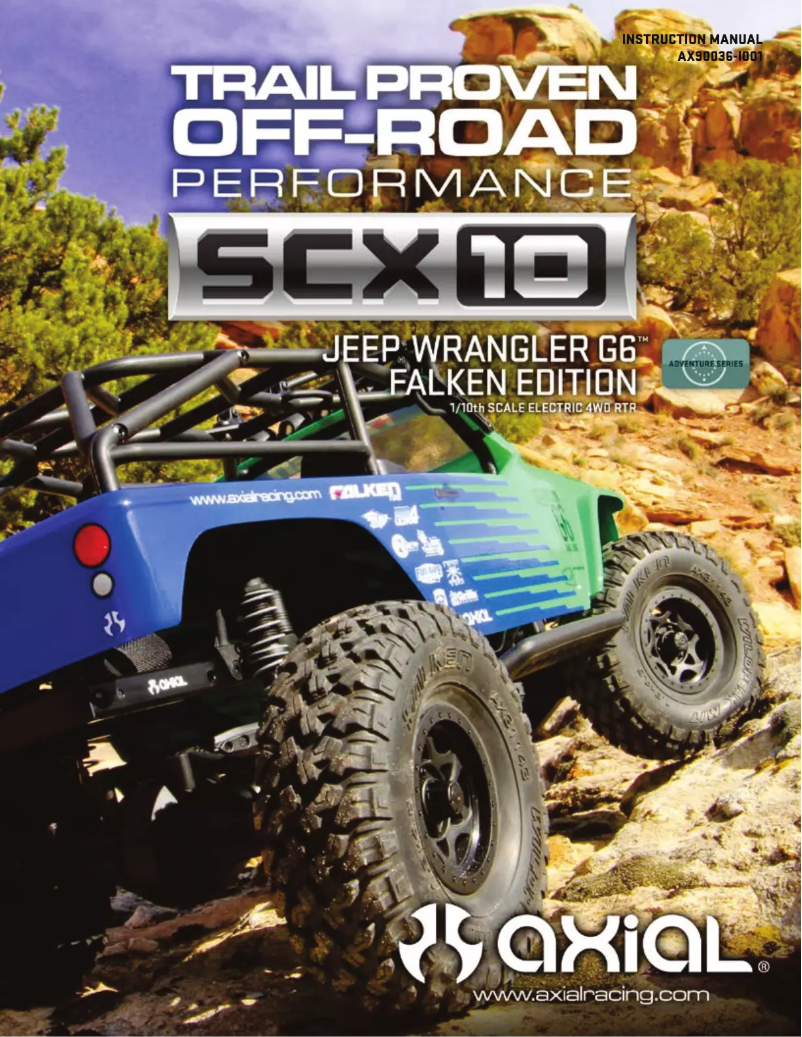 Page n°1 - Manuel utilisateur Axial SCX10 Jeep