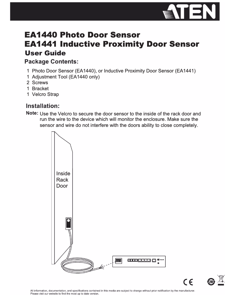 Image de la première page du manuel de l'appareil EA1440