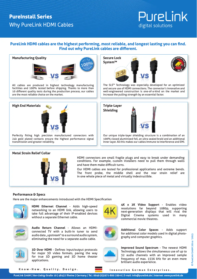 Page 1 de la notice Manuel utilisateur PureLink PI1100