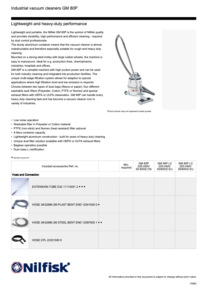Image de la première page du manuel de l'appareil GM80