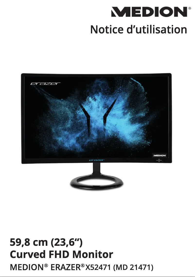 Page n°1 - Manuel utilisateur Medion ERAZER X52471 (MD 21471)