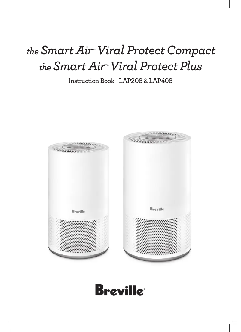 Page 1 de la notice Manuel utilisateur Breville Smart Air Plus LAP500