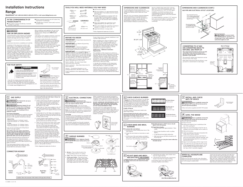 Page n°1 - Guide d'installation Adora JGB760EEFES