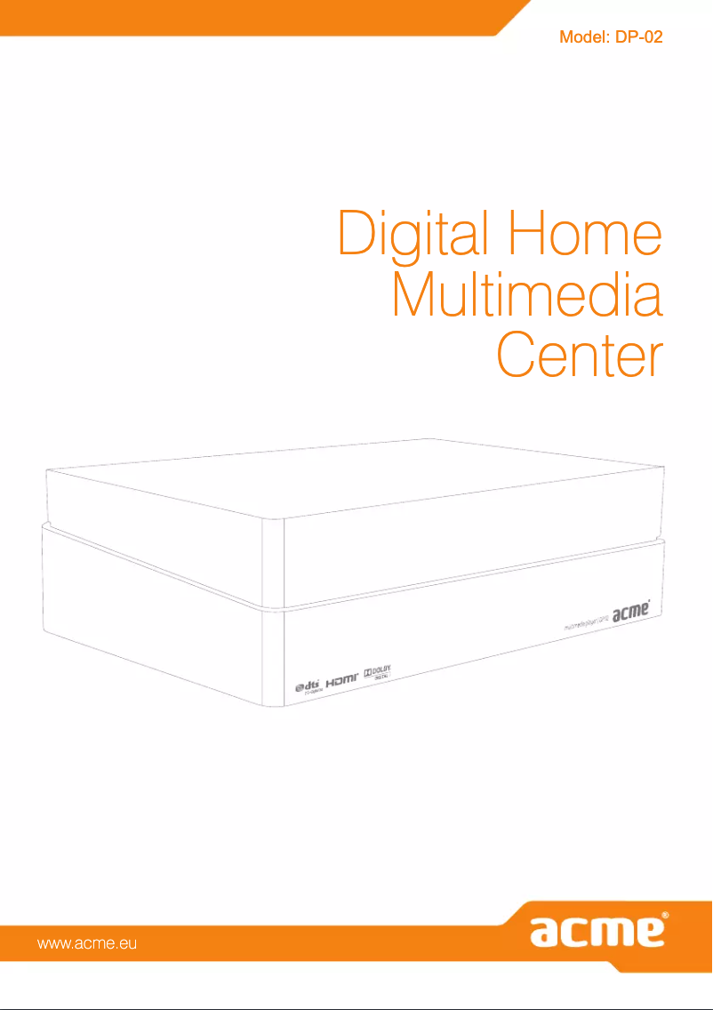 Image de la première page du manuel de l'appareil DP-02