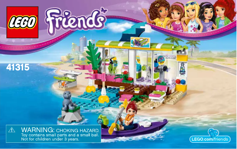 Page n°1 - Manuel utilisateur Lego Friends 41315
