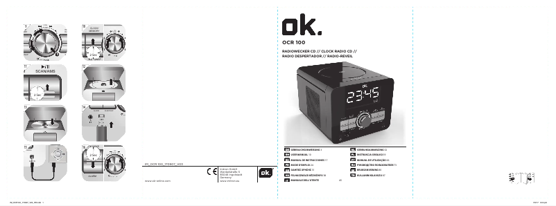Page 1 de la notice Manuel utilisateur OK OCR 100