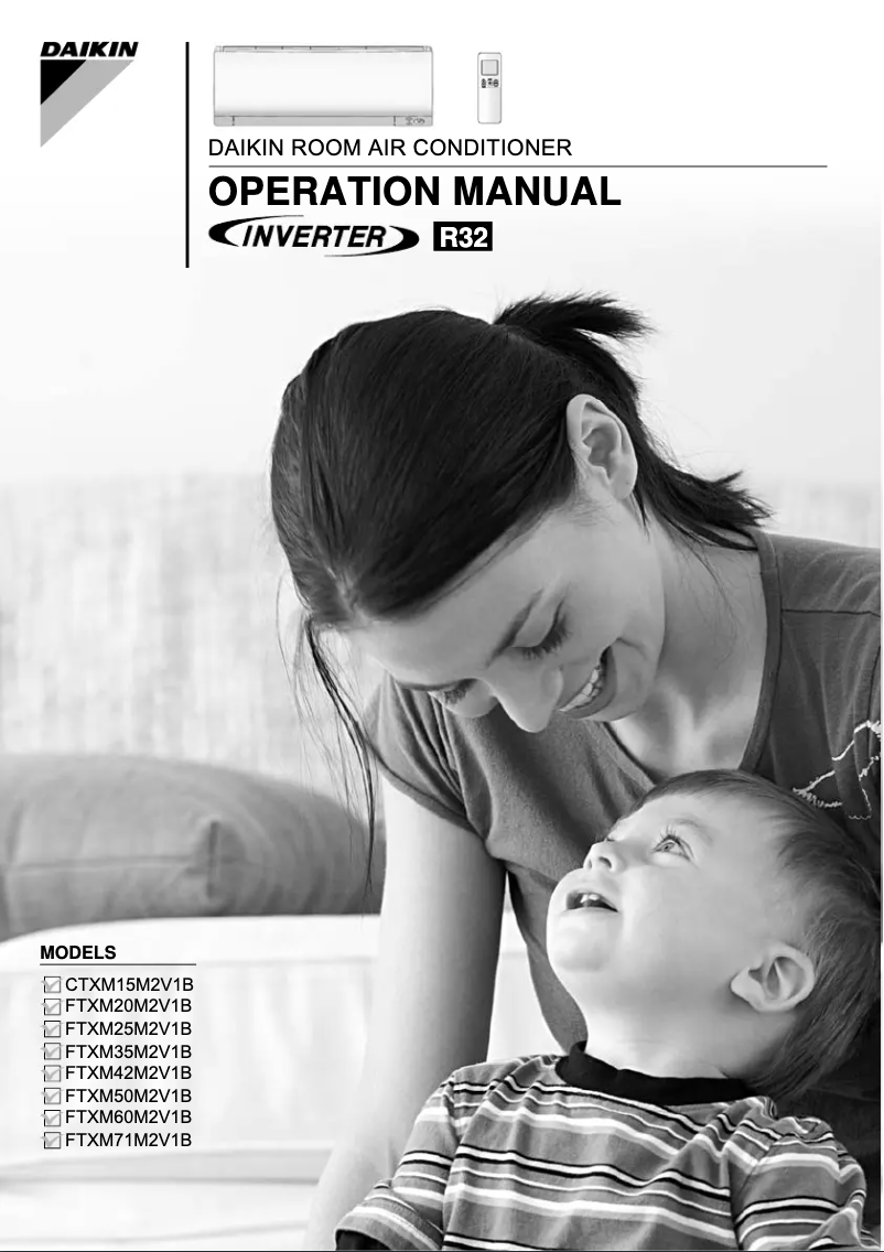 Page 1 de la notice Manuel utilisateur Daikin FTXM20M2V1B