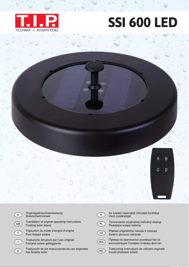 Page 1 de la notice Manuel utilisateur T.I.P. SSI 600 LED