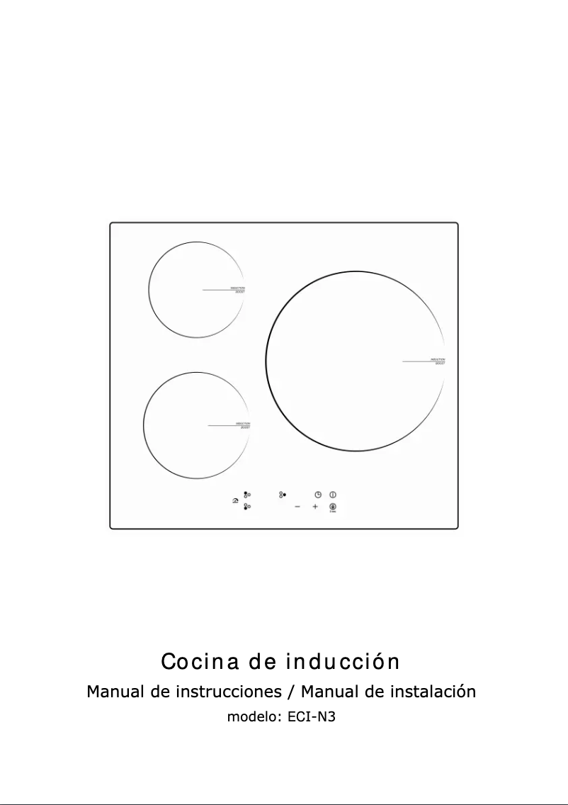 Page n°1 - Manuel utilisateur Infiniton ECI-N3