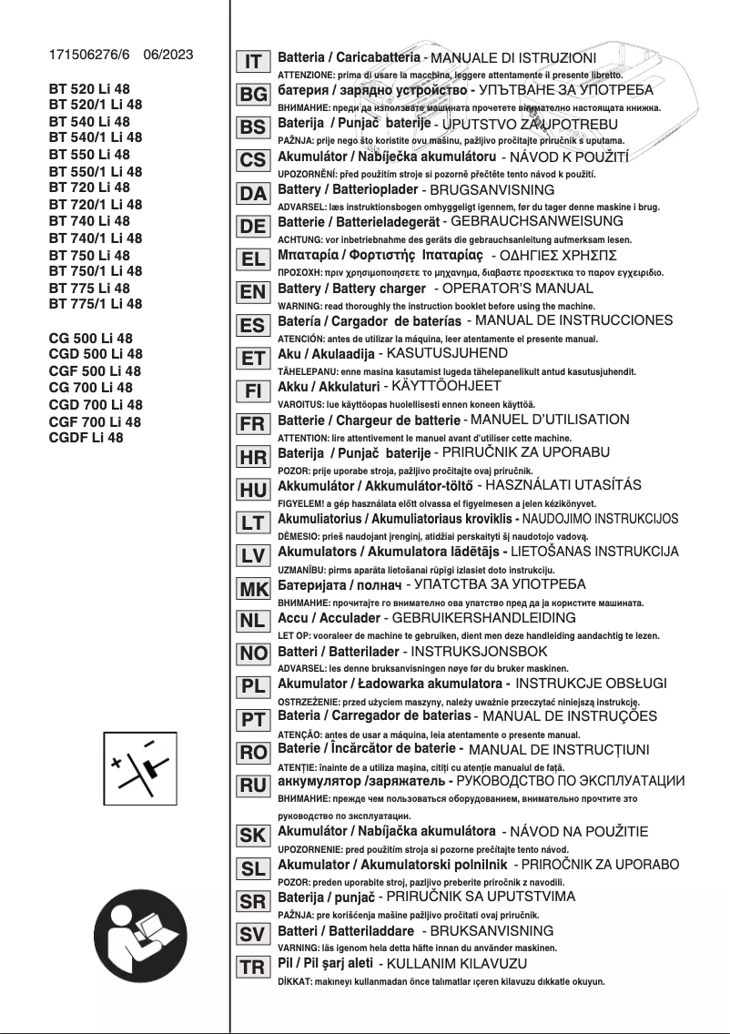 Page 1 de la notice Manuel utilisateur Stiga EC 430 FU