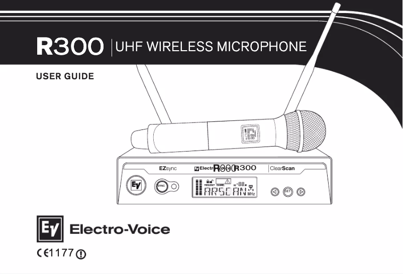 Image de la première page du manuel de l'appareil R300-HD