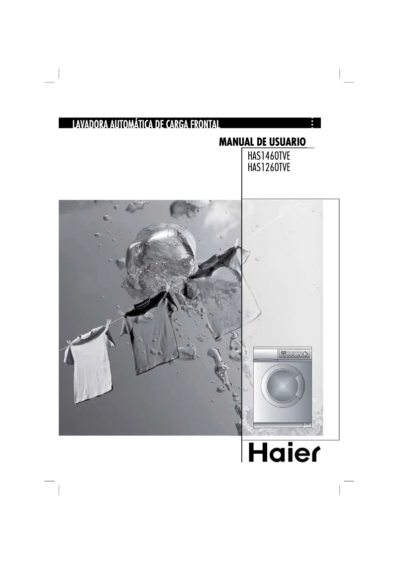 Page 1 de la notice Manuel utilisateur Haier HAS1460TVE