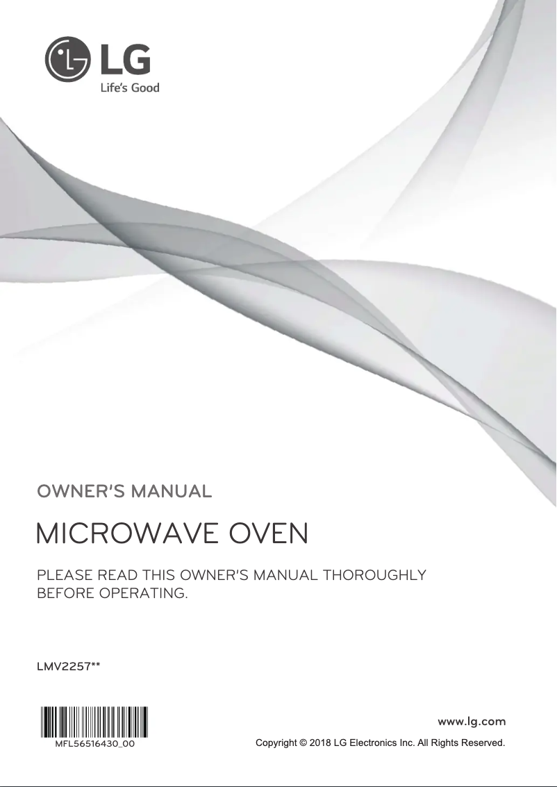 Página 1 del manual Manual de usuario LG LMV2257BM
