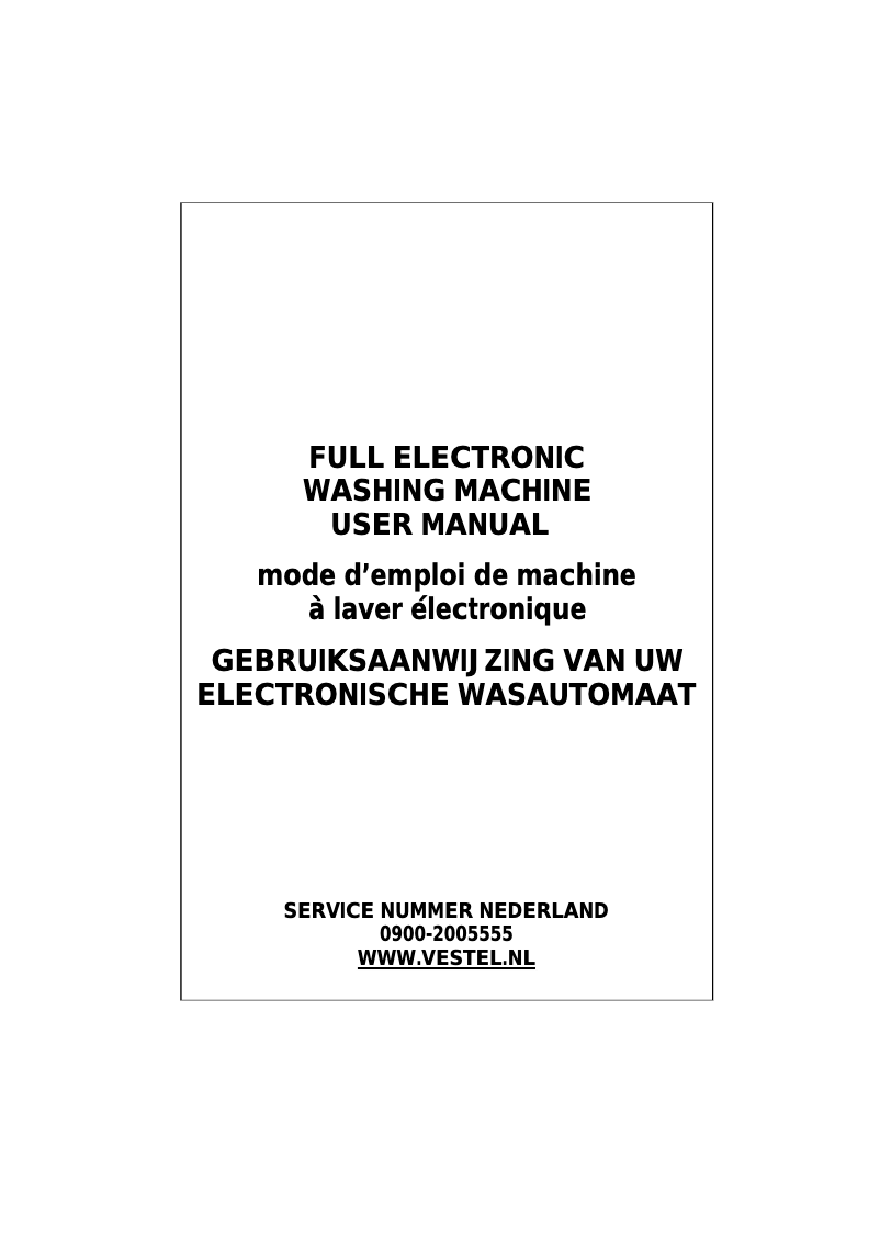 Page 1 de la notice Manuel utilisateur Whiteline VW1442