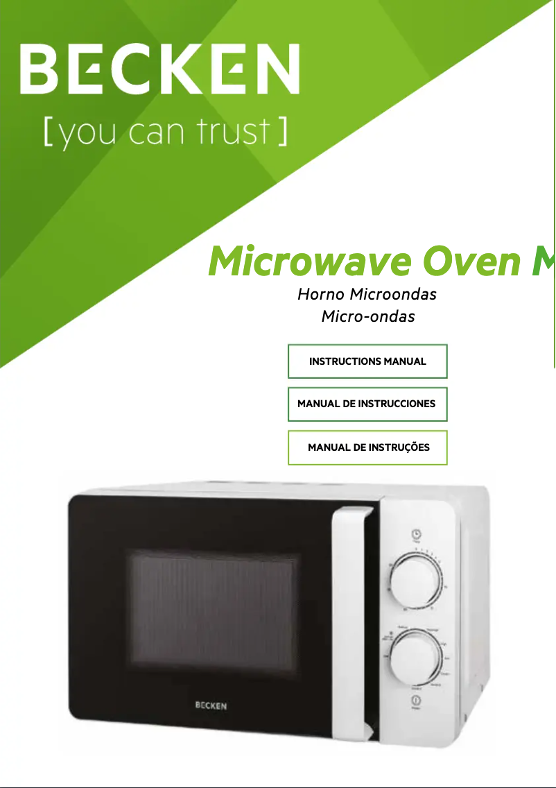 Página 1 del manual Manual de usuario Becken BMW3999N