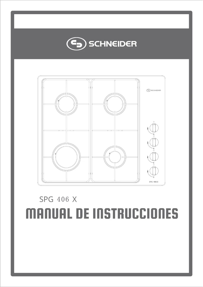 Imagen de la primera página del manual del dispositivo SPG 406X