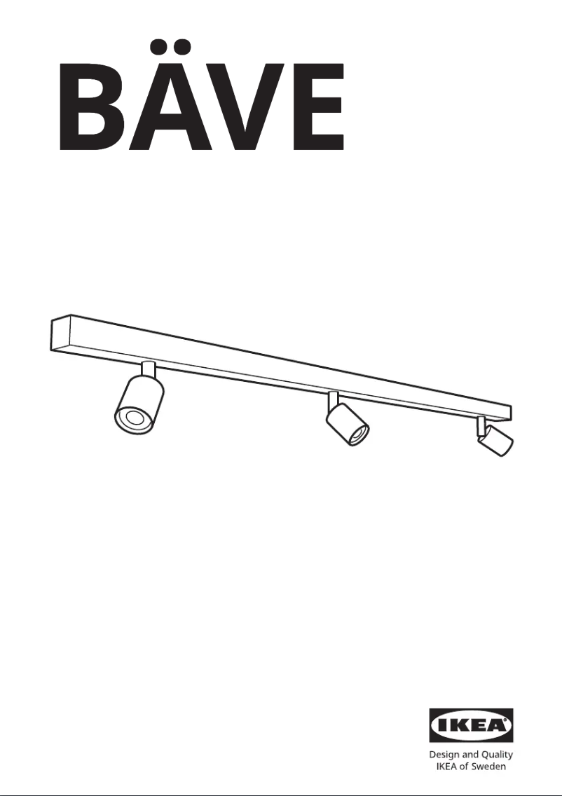 Image de la première page du manuel de l'appareil BÄVE 005.272.38