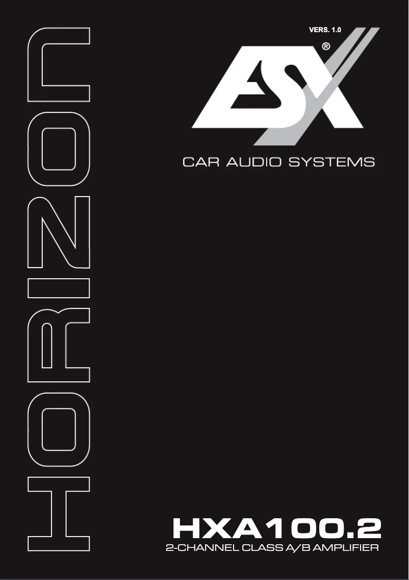 Image de la première page du manuel de l'appareil HXE110.2