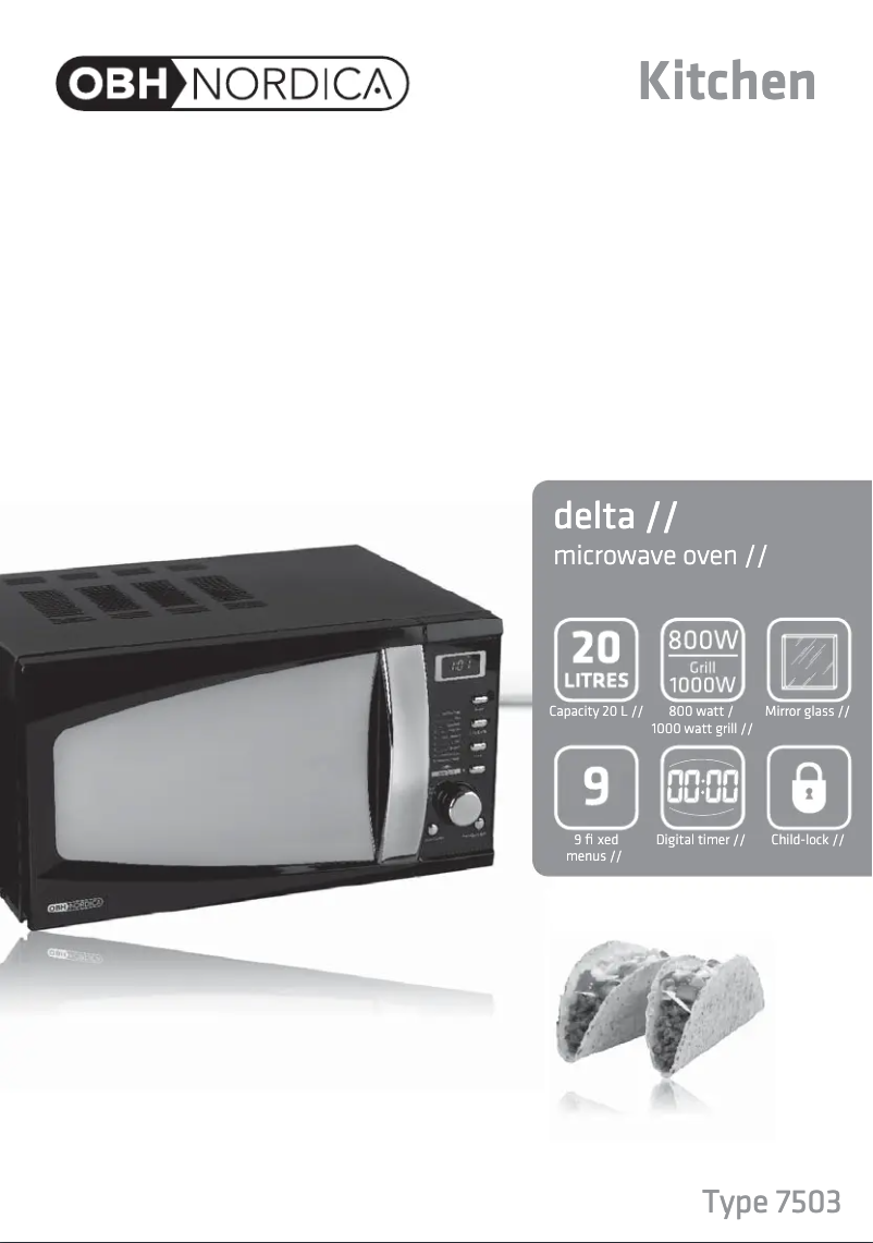 Image de la première page du manuel de l'appareil 7503 Delta