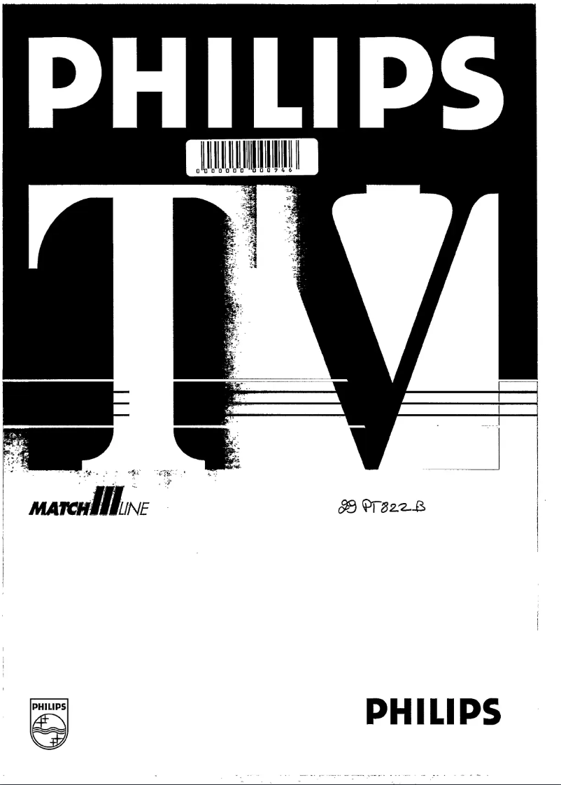 Page 1 de la notice Manuel utilisateur Philips 29PT822B