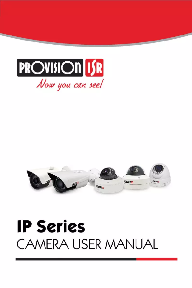 Page 1 de la notice Manuel utilisateur Provision-ISR I8-340IP5MVF+