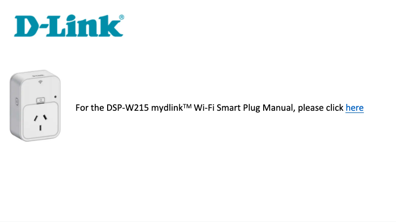 Page 1 de la notice Manuel utilisateur D-Link DCH-105KT