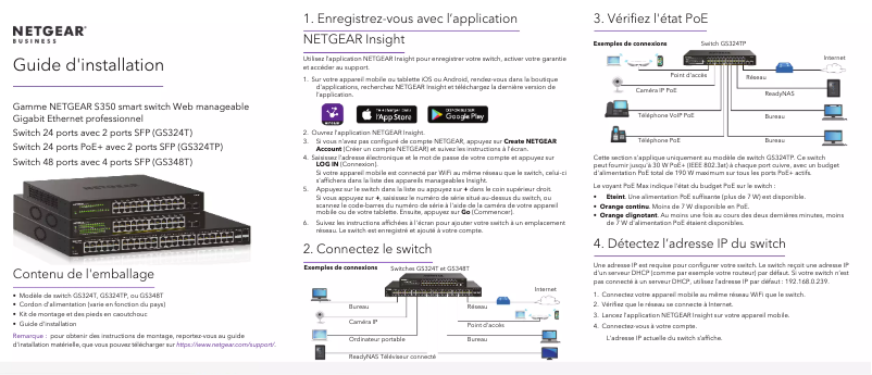 Image de la première page du manuel de l'appareil GS348T