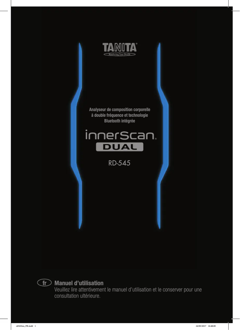 Page 1 de la notice Manuel utilisateur Tanita RD-545HR