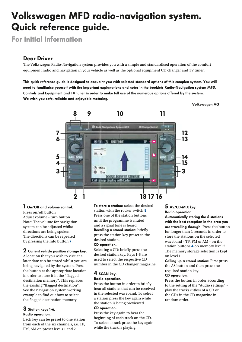 Imagen de la primera página del manual del dispositivo MFD
