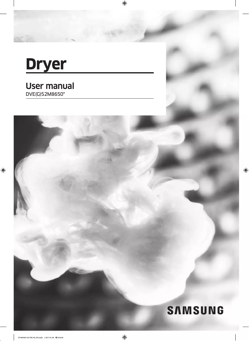 Page n°1 - Manuel utilisateur Samsung DVG52M8650