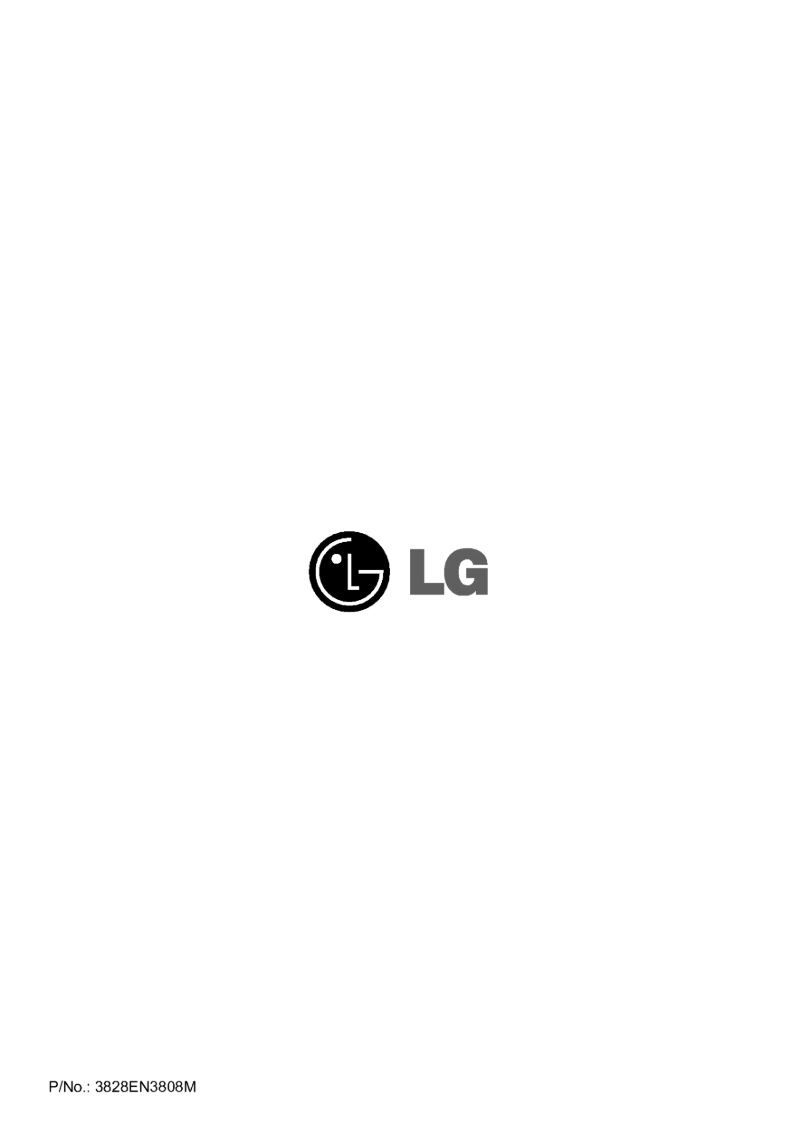 Page n°1 - Manuel utilisateur LG WD-80150TUP
