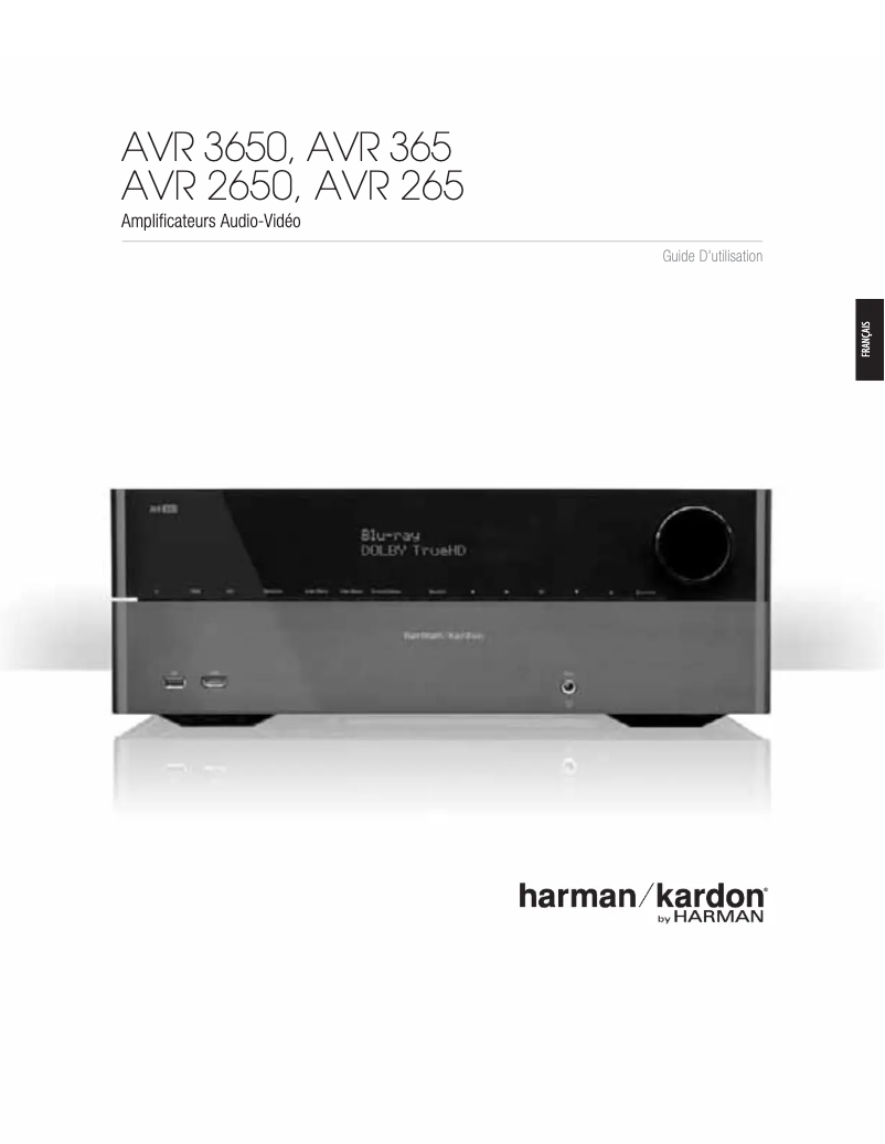 Página 1 del manual Manual de usuario Harman Kardon AVR 2650