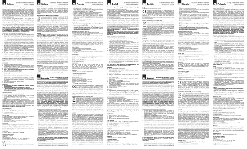 Image de la première page du manuel de l'appareil BX9240