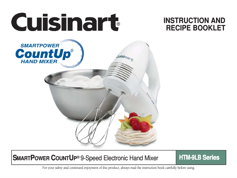 Página 1 del manual Manual de usuario Cuisinart SmartPower CountUp HTM-9LB