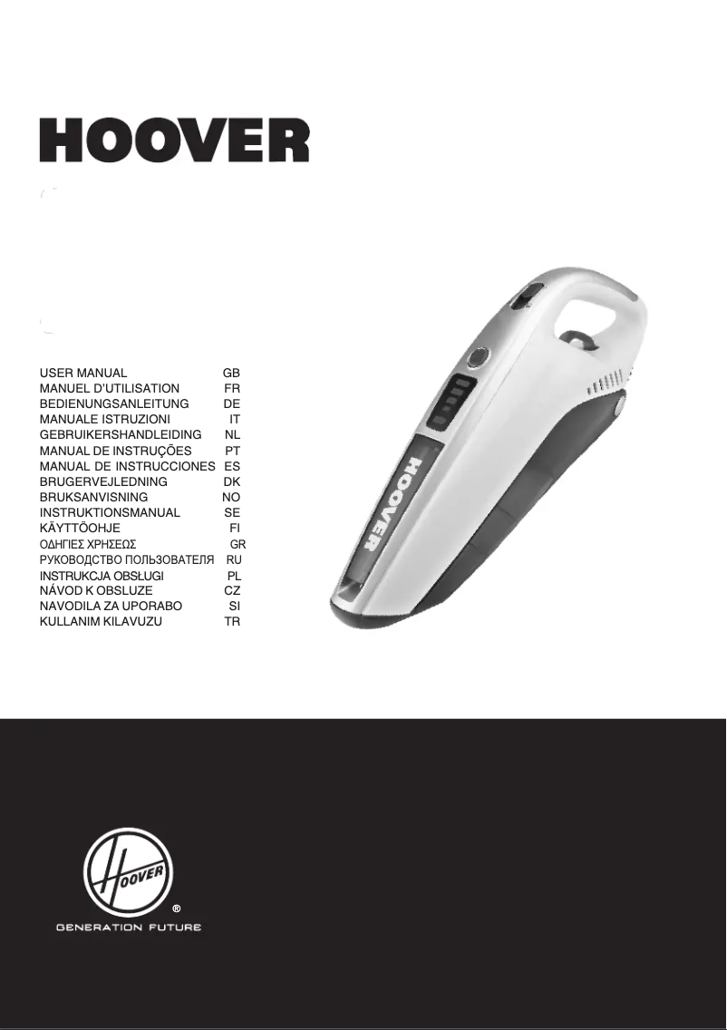 Page 1 de la notice Manuel utilisateur Hoover SM120D4 011