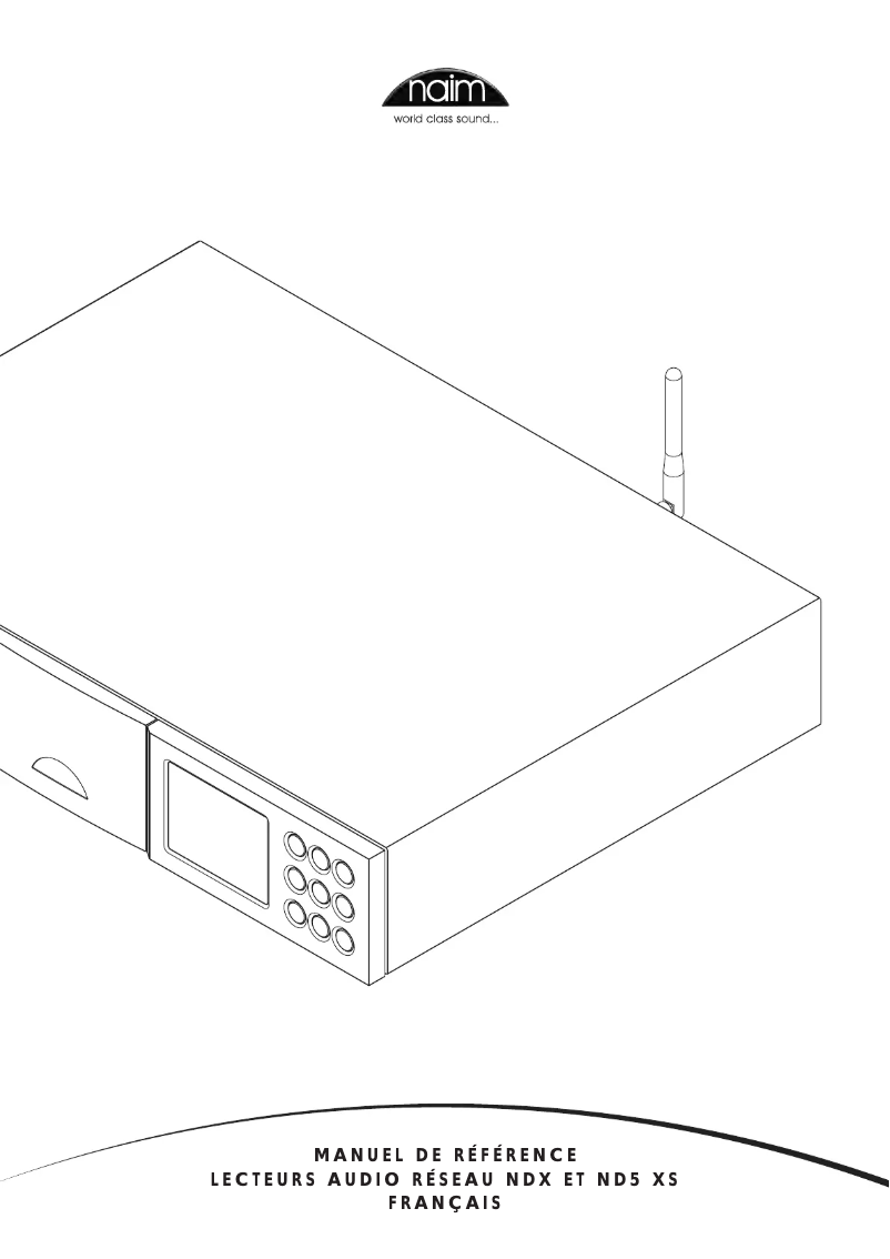 Page 1 de la notice Manuel utilisateur Naim ND5 XS