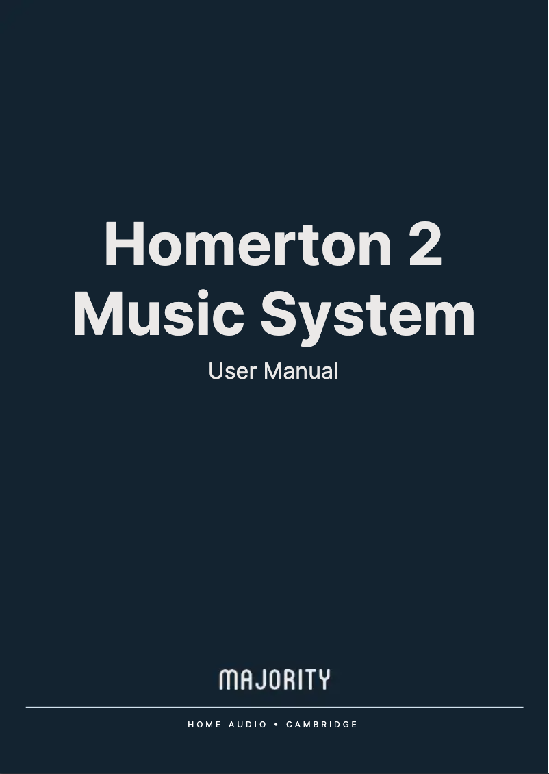 Image de la première page du manuel de l'appareil Homerton 2