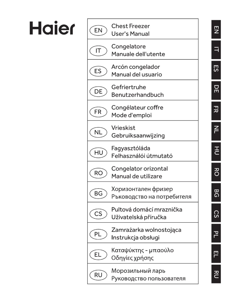 Page n°1 - Manuel utilisateur Haier HCE379R