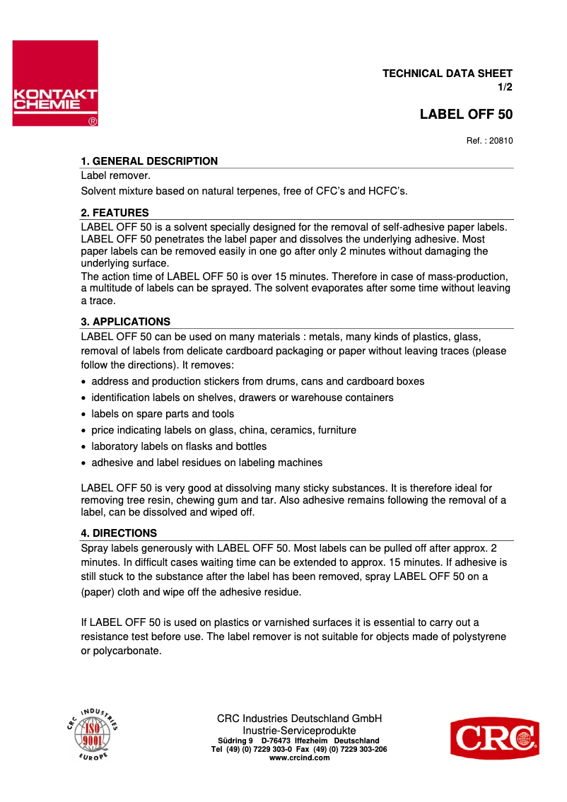 Image de la première page du manuel de l'appareil KS50-200