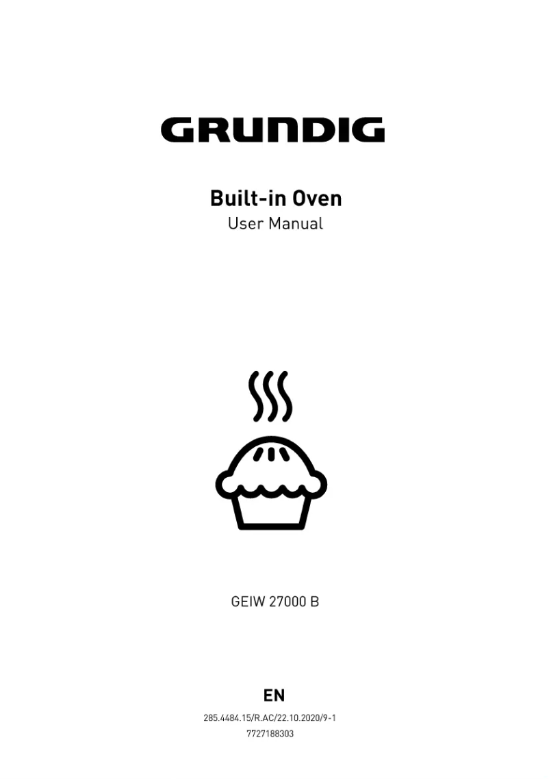 Page n°1 - Manuel utilisateur Grundig GEIW 27000 B
