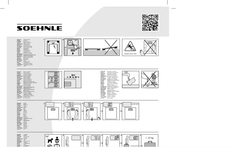Page 1 de la notice Manuel utilisateur Soehnle 63837