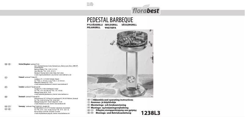 Page 1 de la notice Manuel utilisateur Florabest IAN 46344