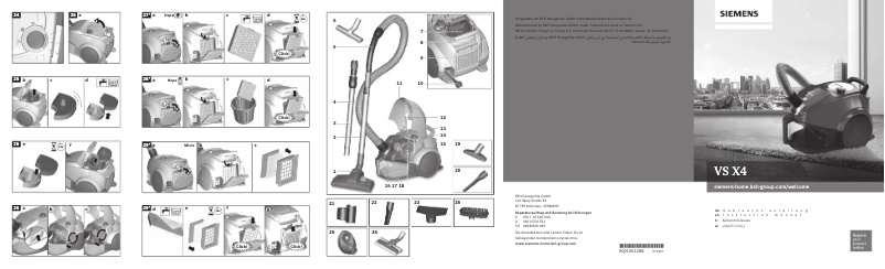 Page n°1 - Manuel utilisateur Siemens VSX4A212