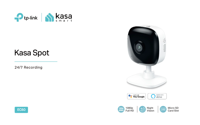 Page n°1 - Fiche technique TP-Link Kasa Spot EC60