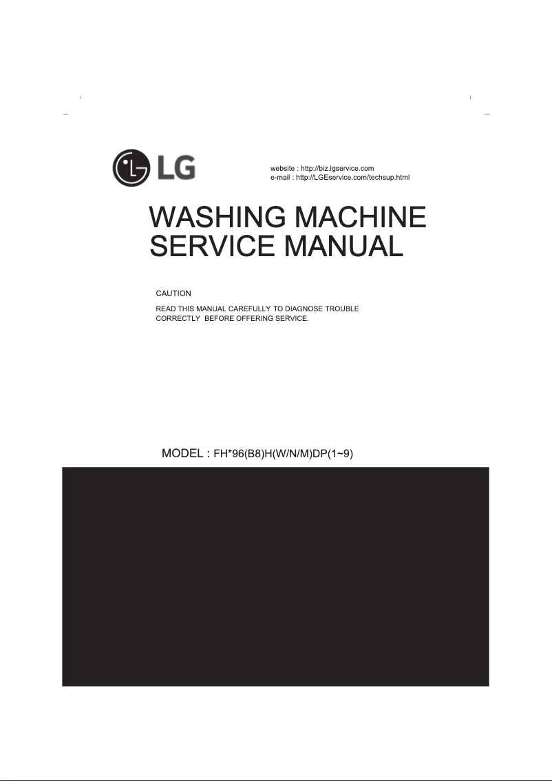 Page 1 de la notice Manuel utilisateur LG FH096NDA