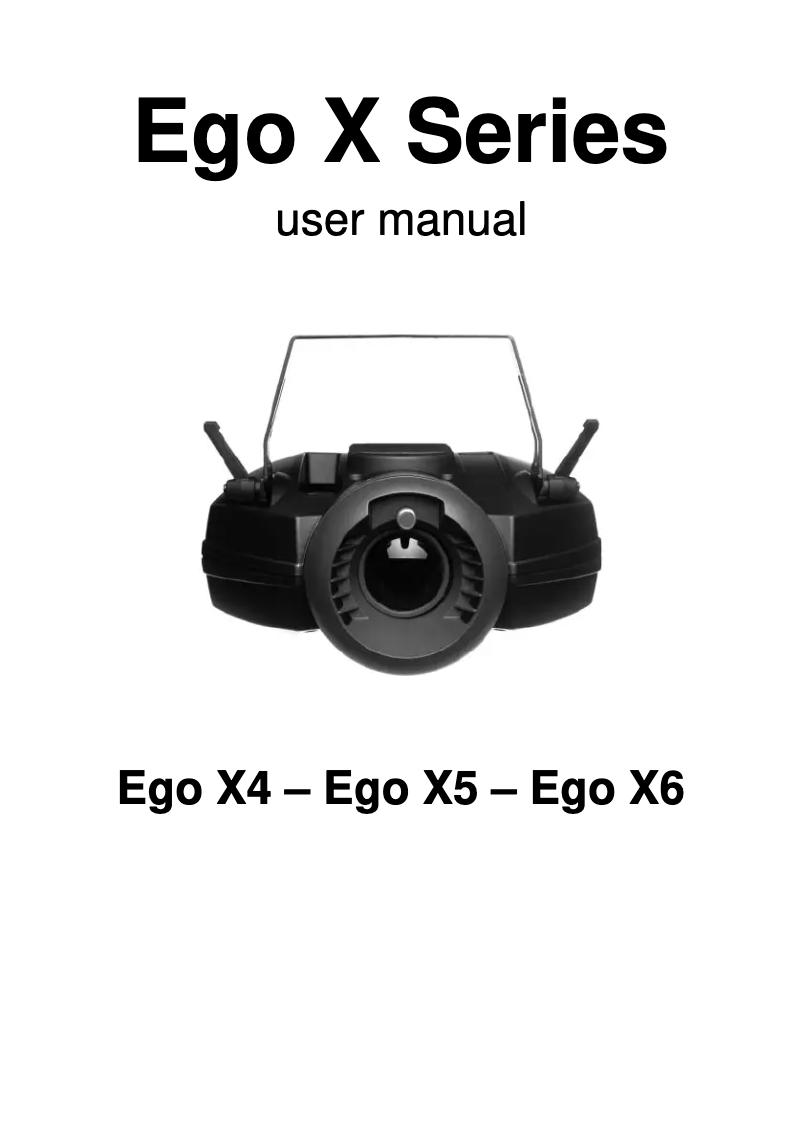 Page n°1 - Manuel utilisateur Martin Ego X5
