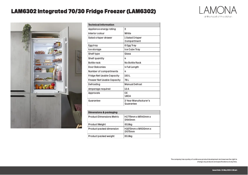 Image de la première page du manuel de l'appareil LAM6302