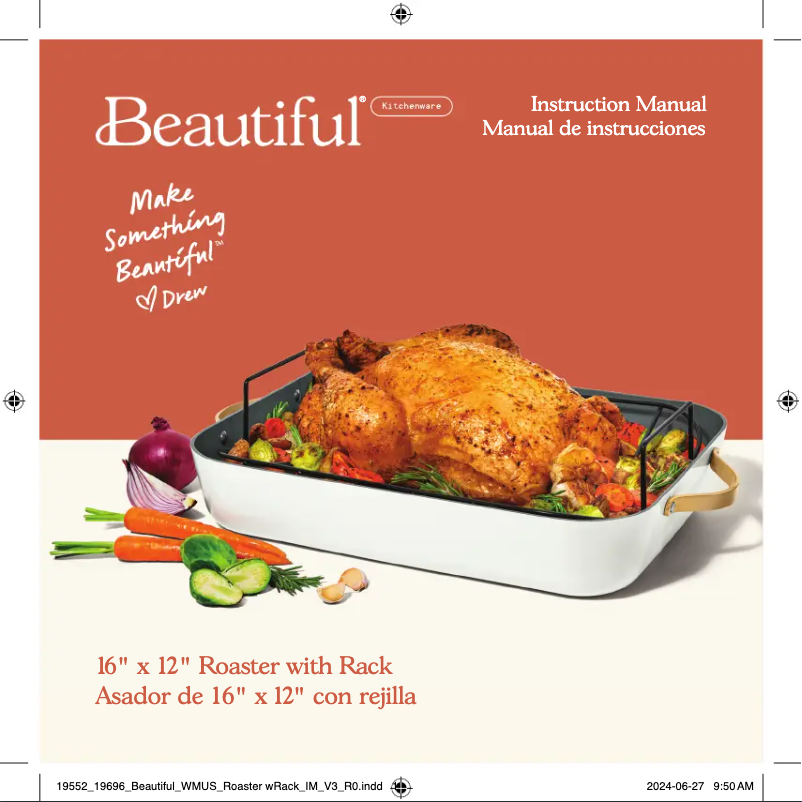 Image de la première page du manuel de l'appareil Roaster with Rack