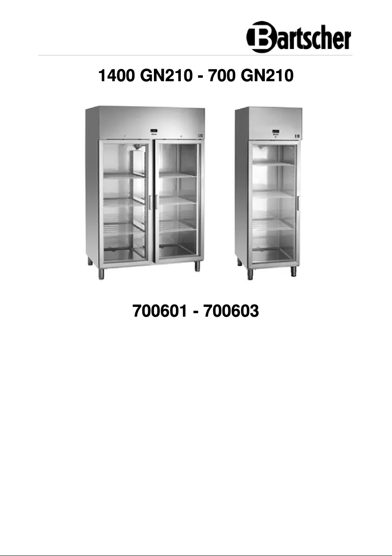 Image de la première page du manuel de l'appareil GN 700L